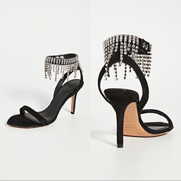 Isabel Marant Atura Sandals leather black EU38 - Picture 5 of 15